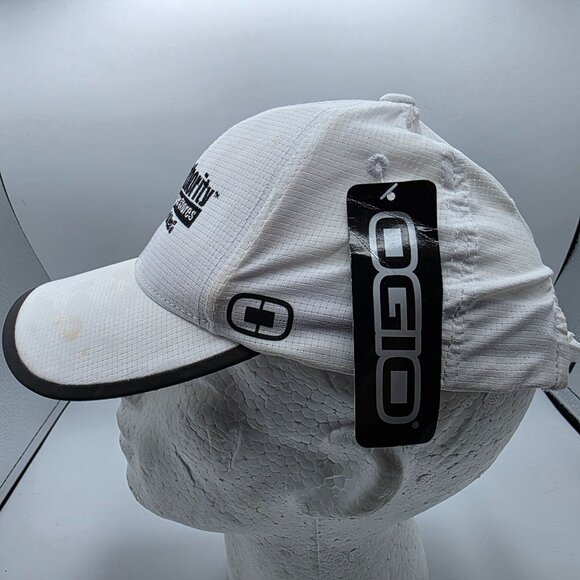 OGIO Mens White Adjustable Hat Cap Casual Los Cabos 2022 Parts Authority Work - Picture 3 of 9
